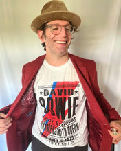 Load image into Gallery viewer, David Bowie: "The Retirement Show" T-shirt - StitchStreet.com