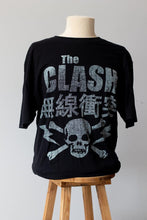 Load image into Gallery viewer, The Clash Skull &amp; Crossbones Black T-shirt - StitchStreet.com
